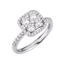 Anillo Valentina Callegher Mujer TWIST in Oro blanco Diamante 0.320 Ct 36777461 - 36777461